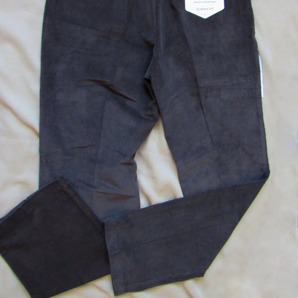C$80 Haggar Classique Fit Velvet Pants ,Dark Brown, 36Wx34L, - Picture 5 of 6
